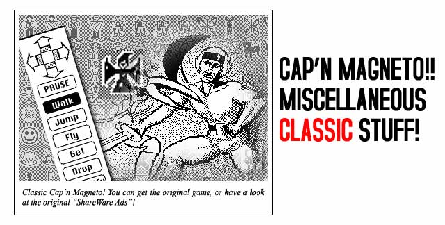 Images from the original Cap'n Magneto